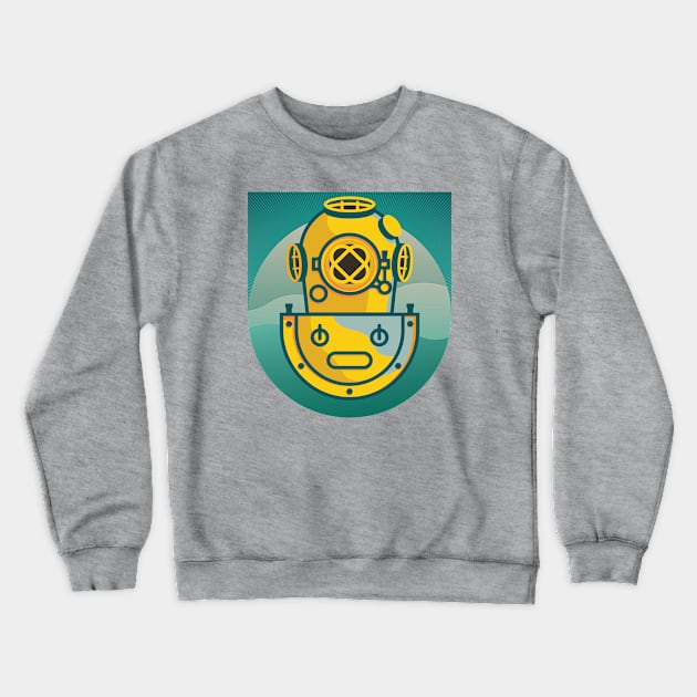 Deep Sea Diver Crewneck Sweatshirt by RNLD.